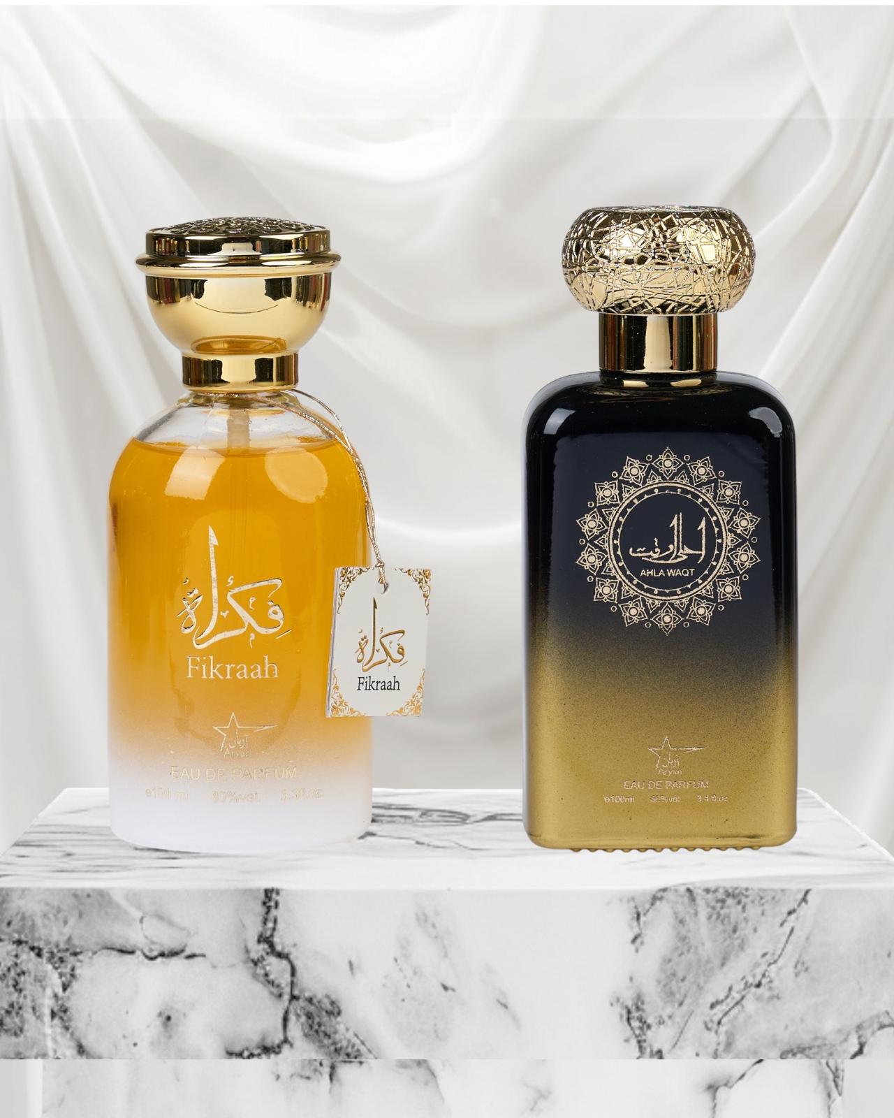 Set 2 Parfumuri Orientale ( Dama + Barbat ) - Fikrah + Ahla Waqt