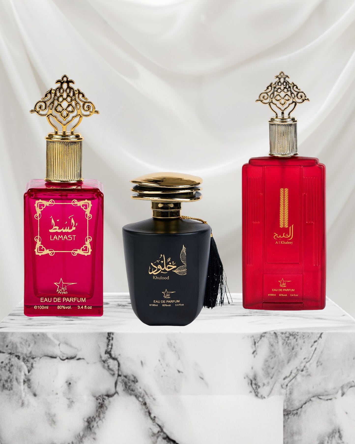 Set 3 Parfumuri Orientale Unisex - Lamast + Khulood + Al Khaleej