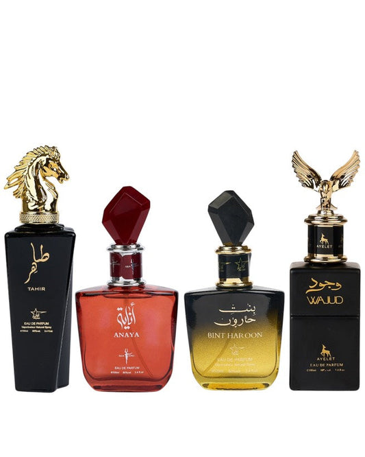 Set 4 Parfumuri Orientale ( 2xDama + 2xBarbat ) - Tahir + Anaya + Bint Haroon + Wajud